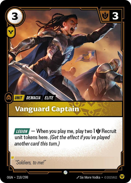 Vanguard Captain 218/298 (Origins)  - Foil