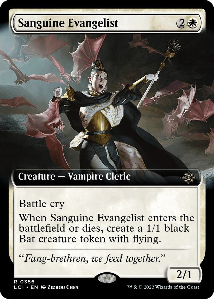 Sanguine Evangelist 356/291 (The Lost Caverns of Ixalan)  - Extended Art