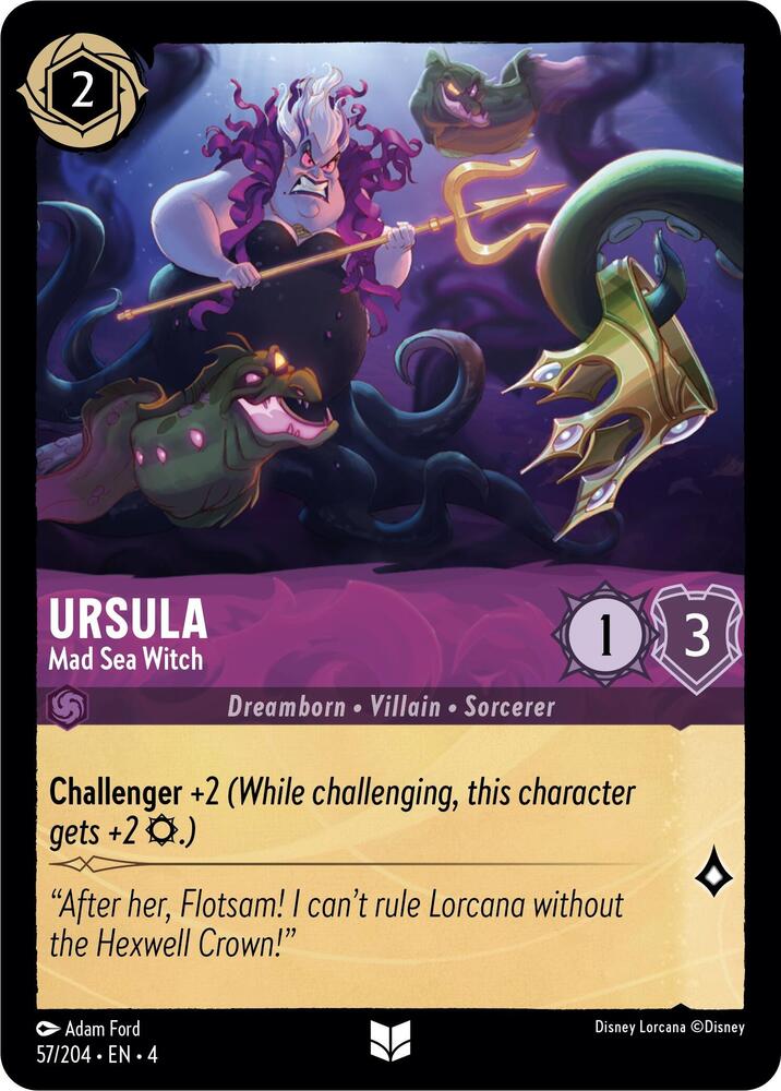Ursula Mad Sea Witch (Ursula's Return)  - Cold Foil