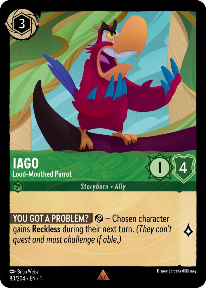 Iago Loud Mouthed Parrot (The First Chapter) 