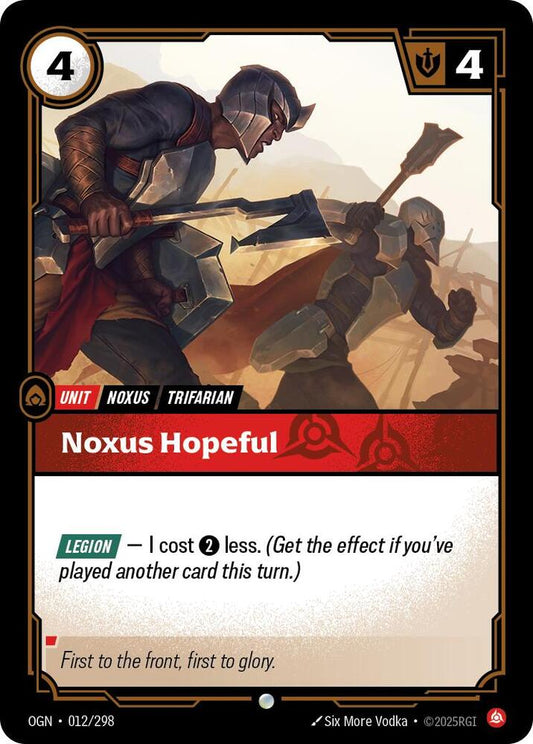 Noxus Hopeful 012/298 (Origins) 