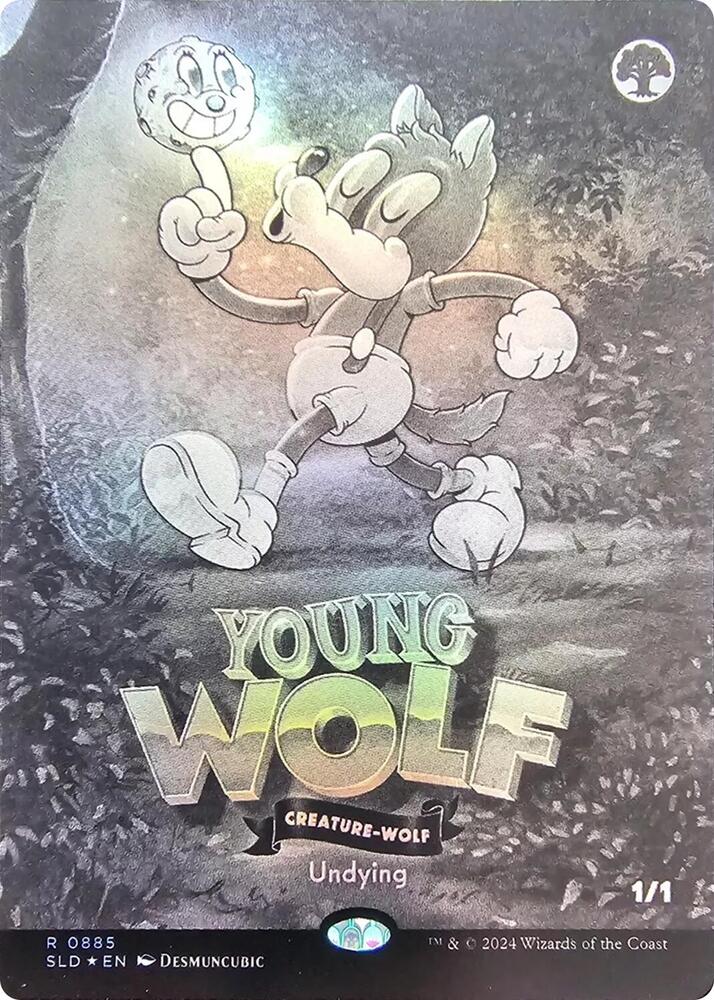Young Wolf 885 (Secret Lair Drop Series)  - Borderless Foil
