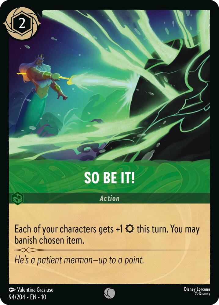 So Be It (Whispers in the Well)  - Cold Foil