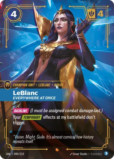 LeBlanc - Everywhere At Once 090/219 (Unleashed)  - Foil