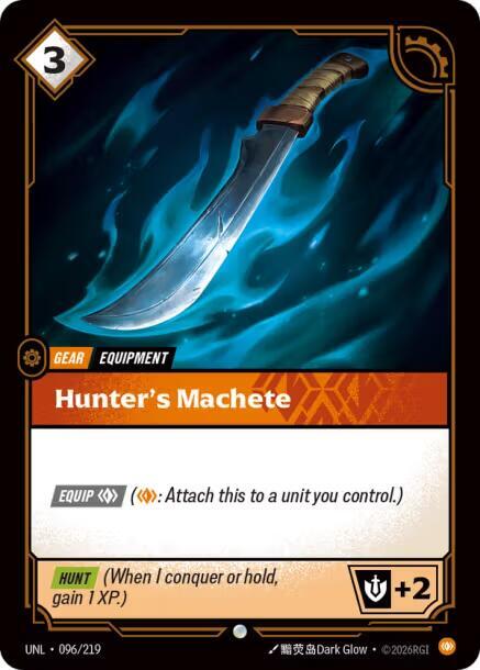 Hunters Machete 96/219 (Unleashed)  - Foil