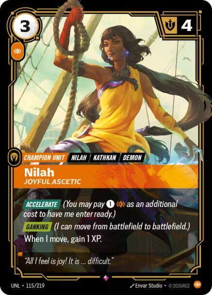 Nilah Joyful Ascetic 115/219 (Unleashed)  - Foil