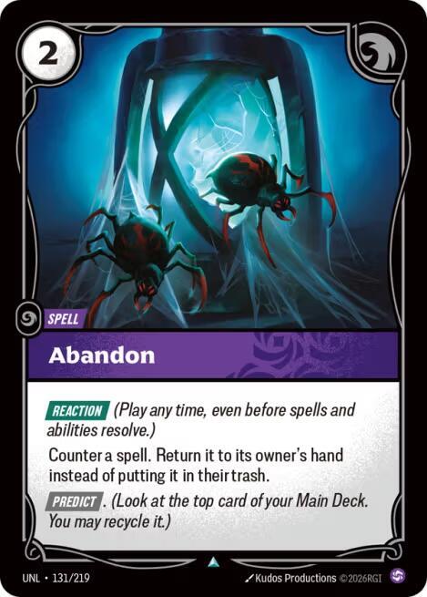 Abandon 131/219 (Unleashed)  - Foil