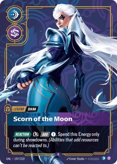 Diana Scorn of the Moon 197/219 (Unleashed)  - Foil