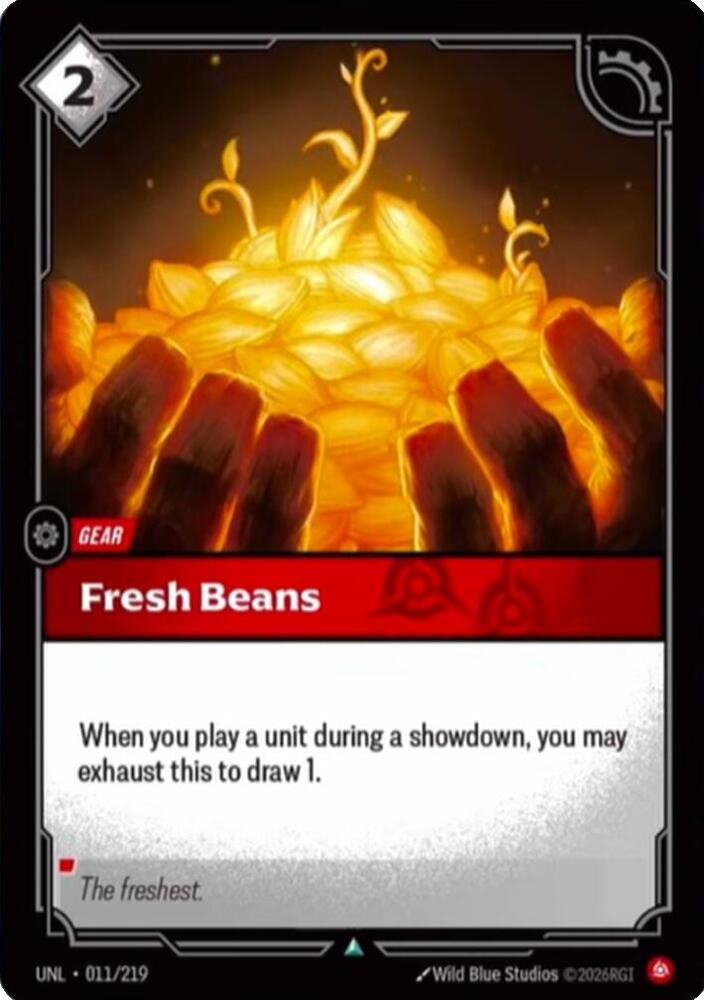 Fresh Beans 11/219 (Unleashed)  - Foil