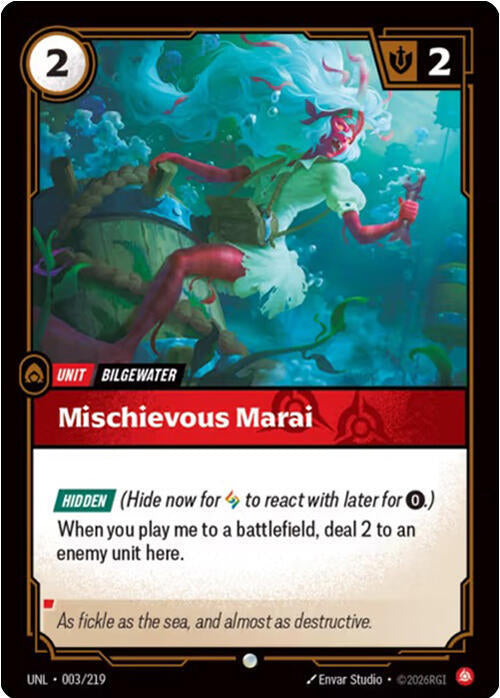 Mischevious Marai 003/219 (Unleashed)  - Foil