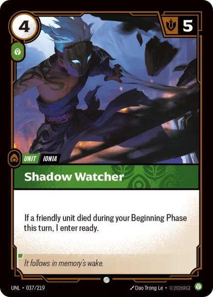 Shadow Watcher 37/219 (Unleashed)  - Foil