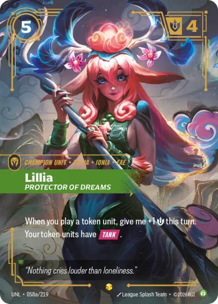 Lillia Protector of Dreams Alternate Art 058a/219 (Unleashed)  - Foil