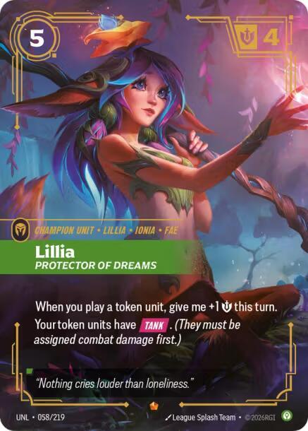 Lillia Protector of Dreams 058/219 (Unleashed)  - Foil