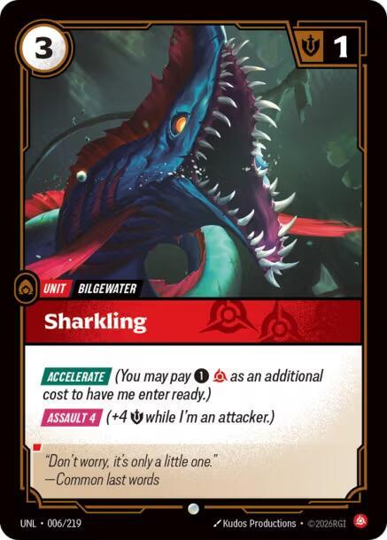 Sharkling 6/219 (Unleashed)  - Foil