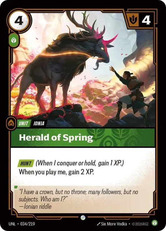 Herald of Spring 034/219 (Unleashed) 