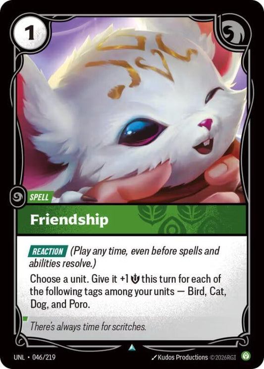 Friendship 046/219 (Unleashed)  - Foil