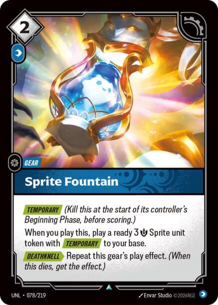 Sprite Fountain 78/219 (Unleashed)  - Foil