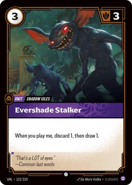 Evershade Stalker 123/219 (Unleashed)  - Foil