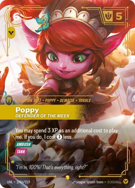Poppy Defender of the Meek Alternate Art 178a/219 (Unleashed)  - Foil