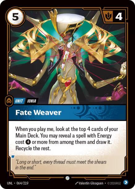 Fate Weaver 64/219 (Unleashed)  - Foil