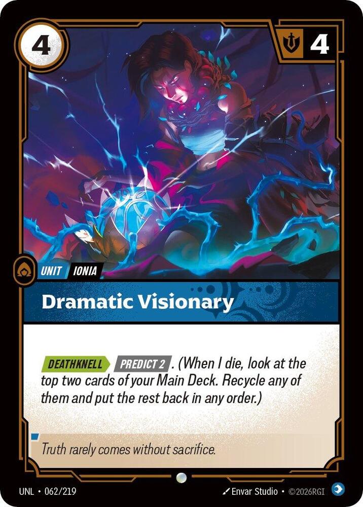 Dramatic Visionary 62/219 (Unleashed)  - Foil