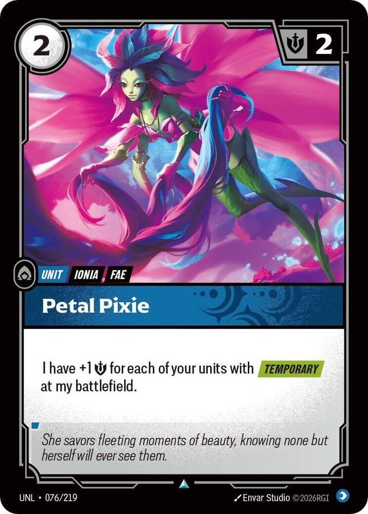 Petal Pixie 76/219 (Unleashed)  - Foil