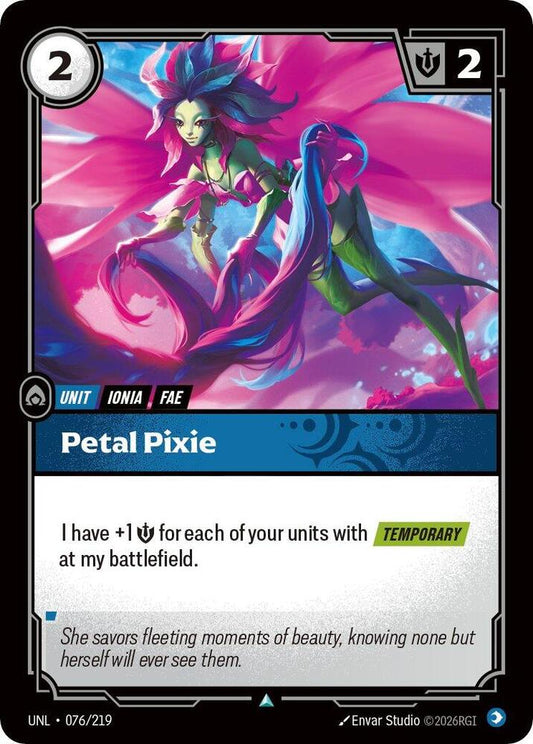 Petal Pixie 76/219 (Unleashed)  - Foil
