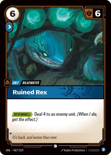 Ruined Rex 67/219 (Unleashed)  - Foil
