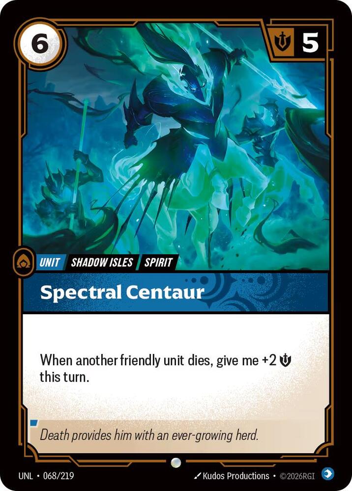 Spectral Centaur 68/219 (Unleashed)  - Foil