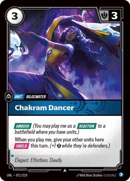Chakram Dancer 71/219 (Unleashed)  - Foil