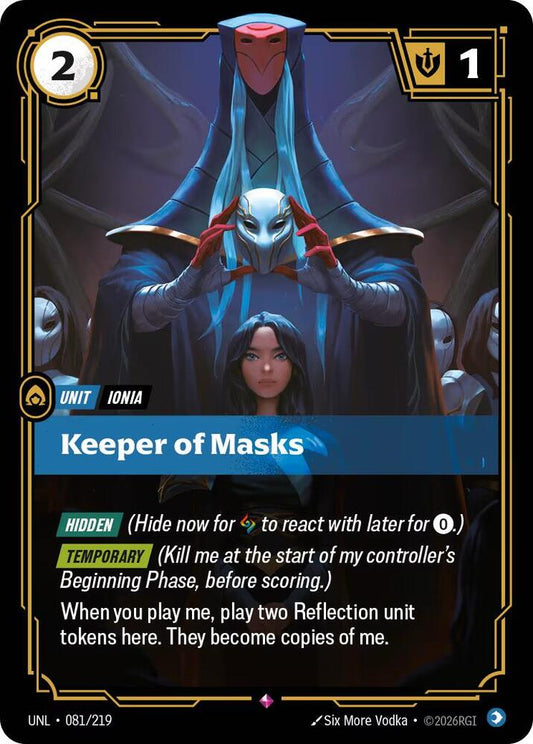 Keeper of Masks 081/219 (Unleashed)  - Foil