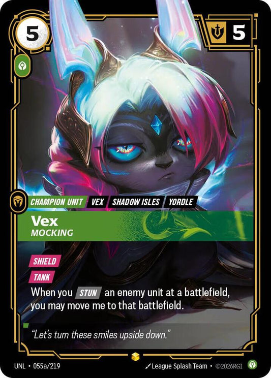 Vex - Mocking 055a/219 (Unleashed)  - Foil
