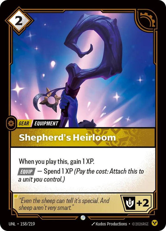 Shepherds Heirloom 158/219 (Unleashed)  - Foil