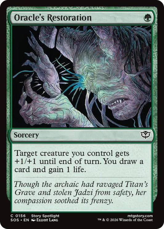Oracle's Restoration 156 (Secrets of Strixhaven)  - Foil