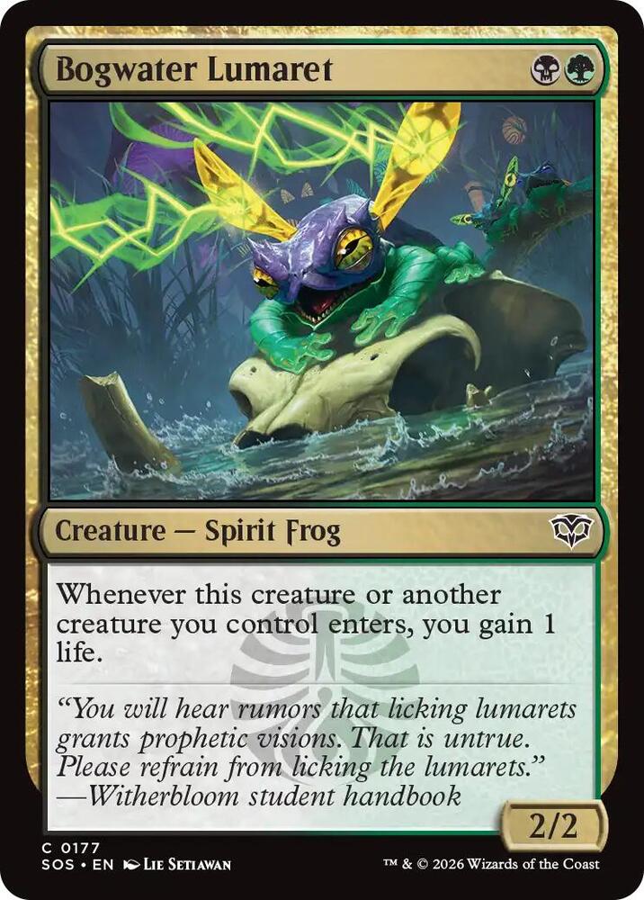 Bogwater Lumaret 177 (Secrets of Strixhaven)  - Foil