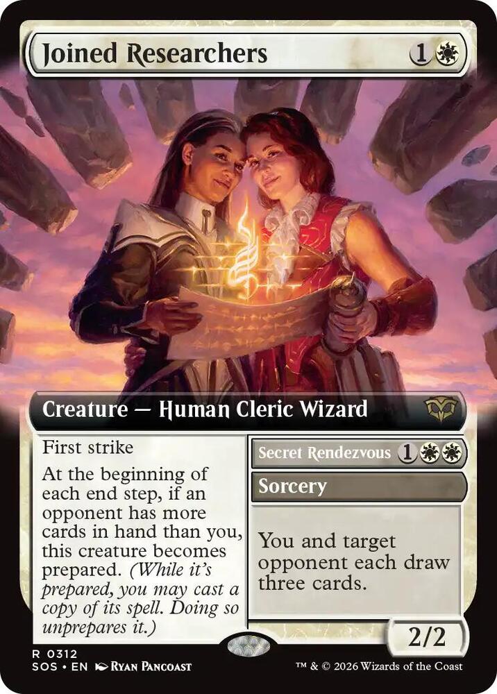 Joined Researchers Extended Art 312 (Secrets of Strixhaven) 