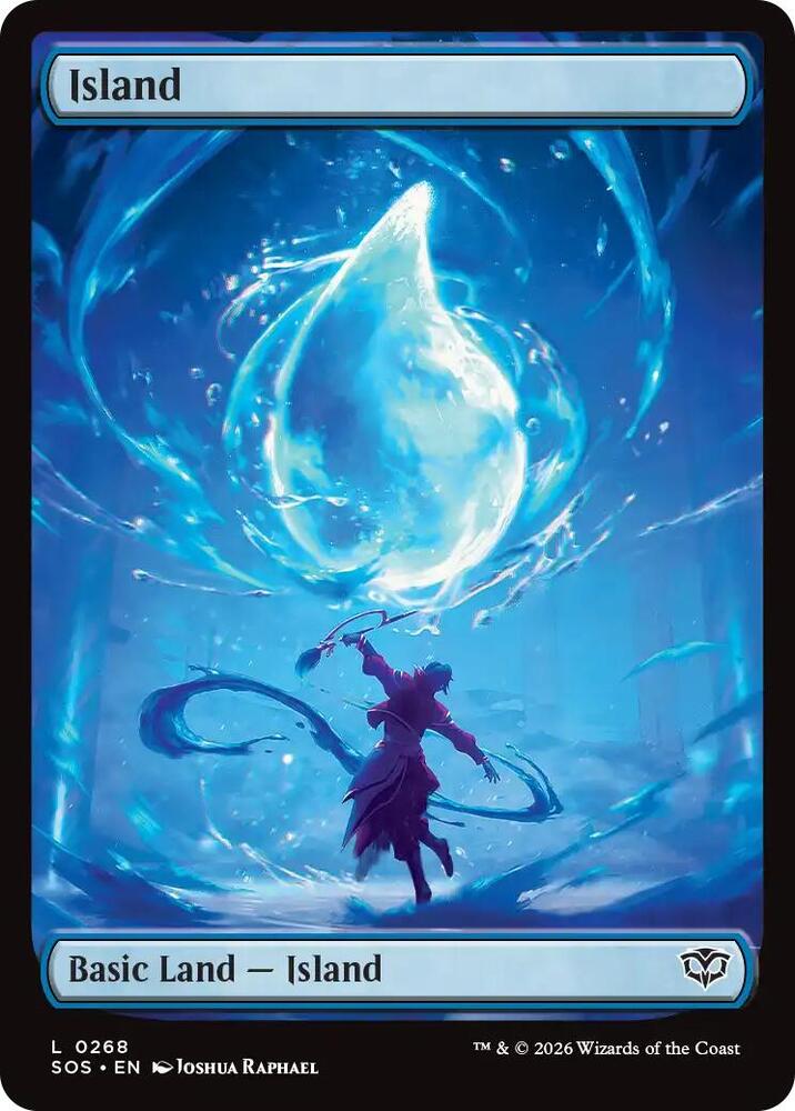 Island 0268 268 (Secrets of Strixhaven)  - Foil