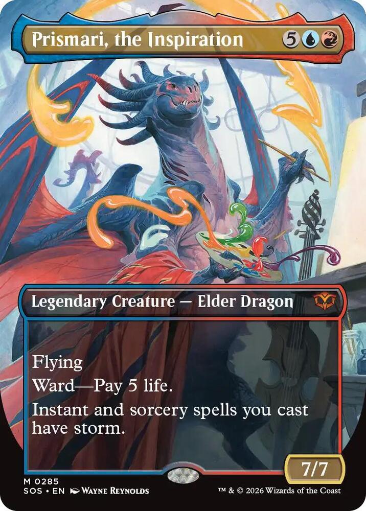 Prismari the Inspiration Borderless 285 (Secrets of Strixhaven)  - Foil