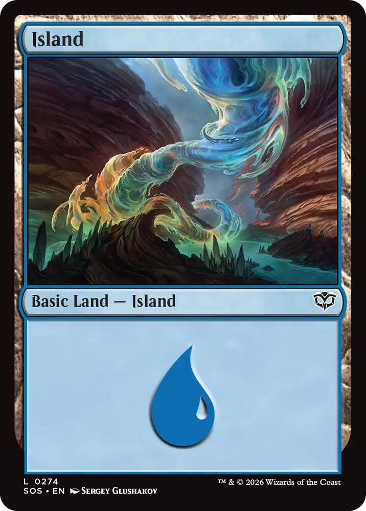 Island 0274 274 (Secrets of Strixhaven)  - Foil