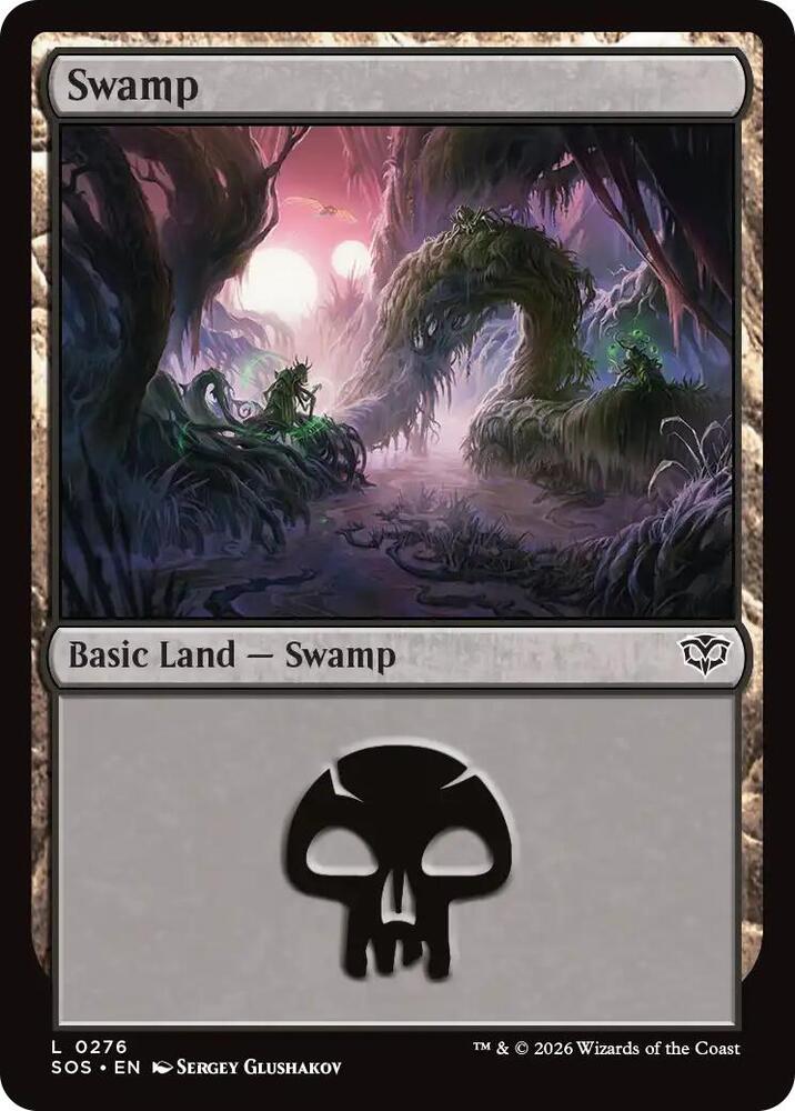 Swamp 0276 276 (Secrets of Strixhaven)  - Foil