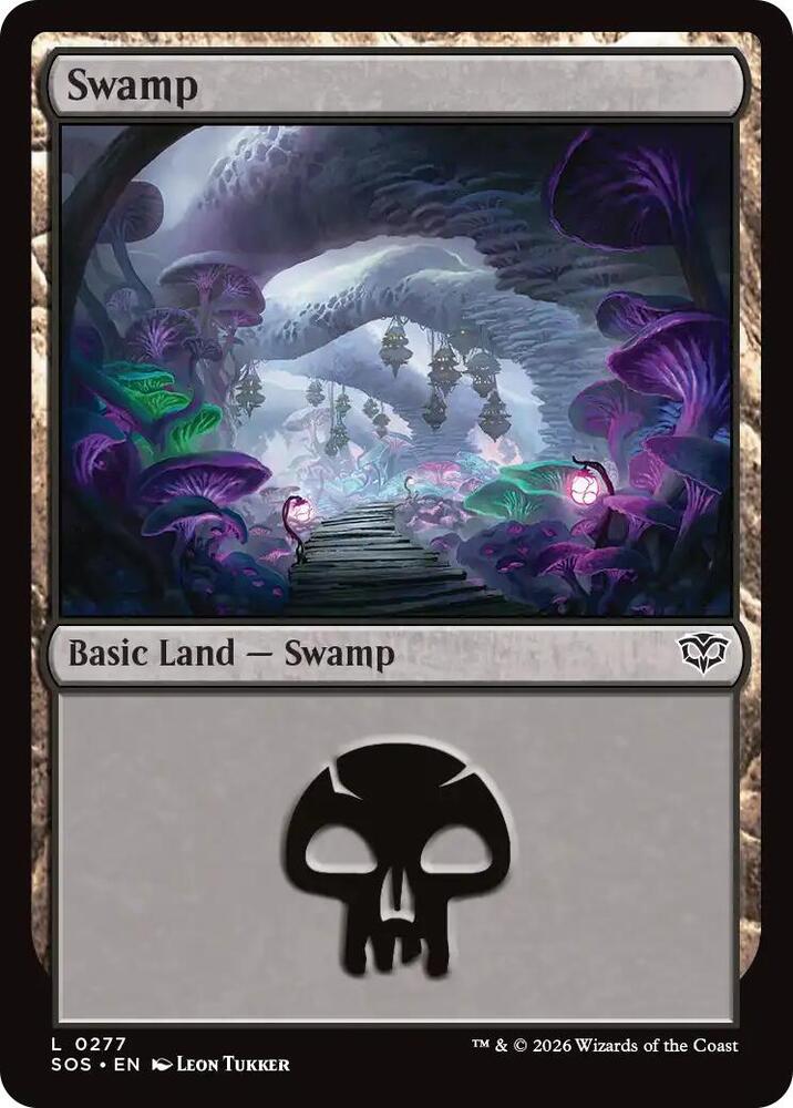 Swamp 0277 277 (Secrets of Strixhaven) 
