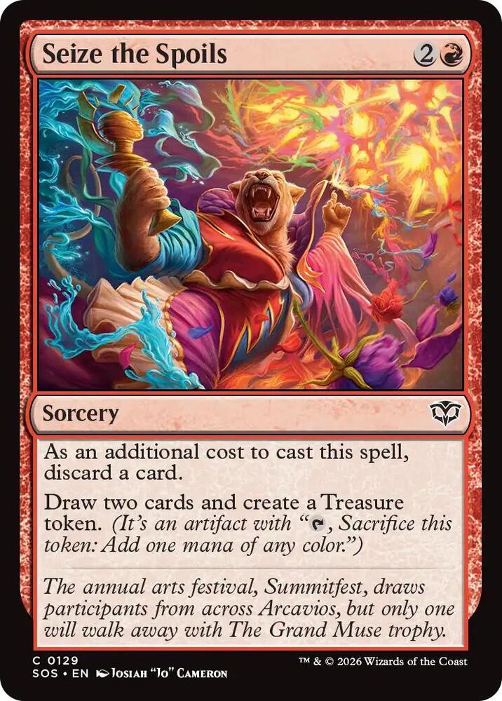 Seize the Spoils 129 (Secrets of Strixhaven)  - Foil