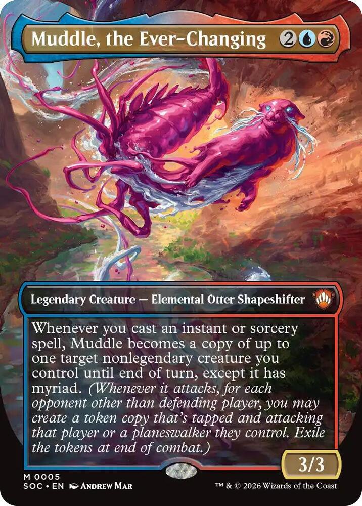 Muddle, the Ever-Changing 5 (Commander: Secrets of Strixhaven)  - Borderless