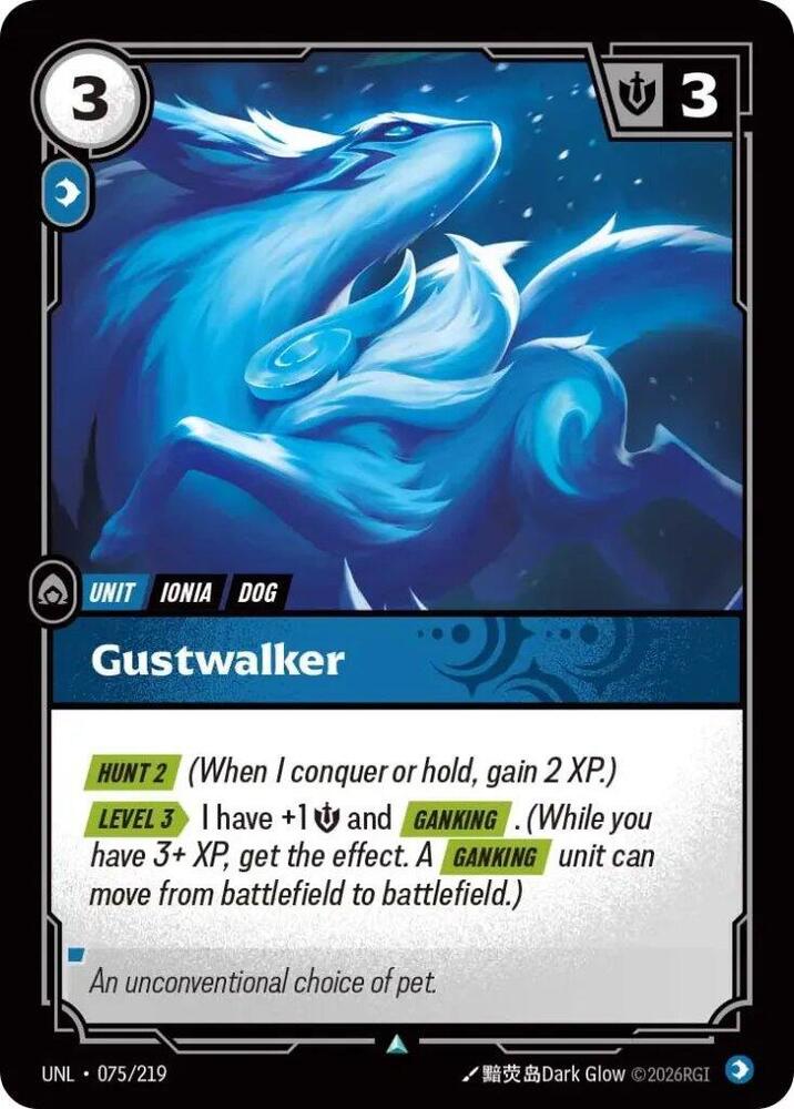 Gustwalker 75/219 (Unleashed)  - Foil