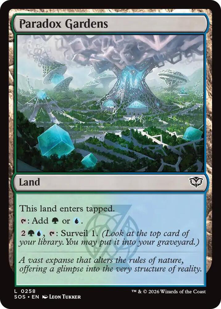 Paradox Gardens 258 (Secrets of Strixhaven)  - Foil