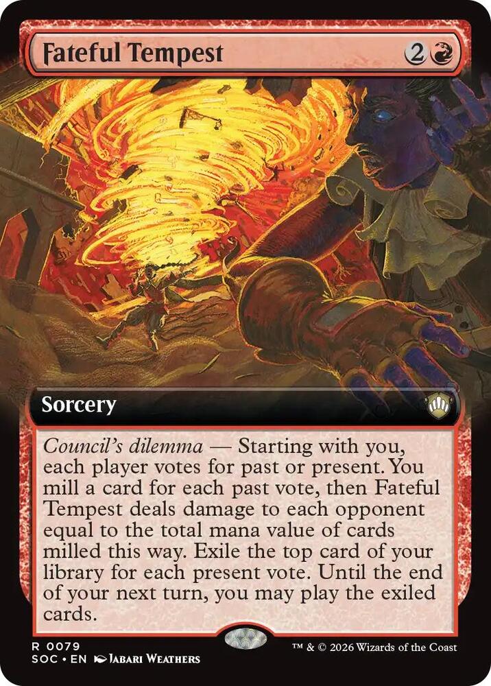 Fateful Tempest Extended Art 79 (Commander: Secrets of Strixhaven) 