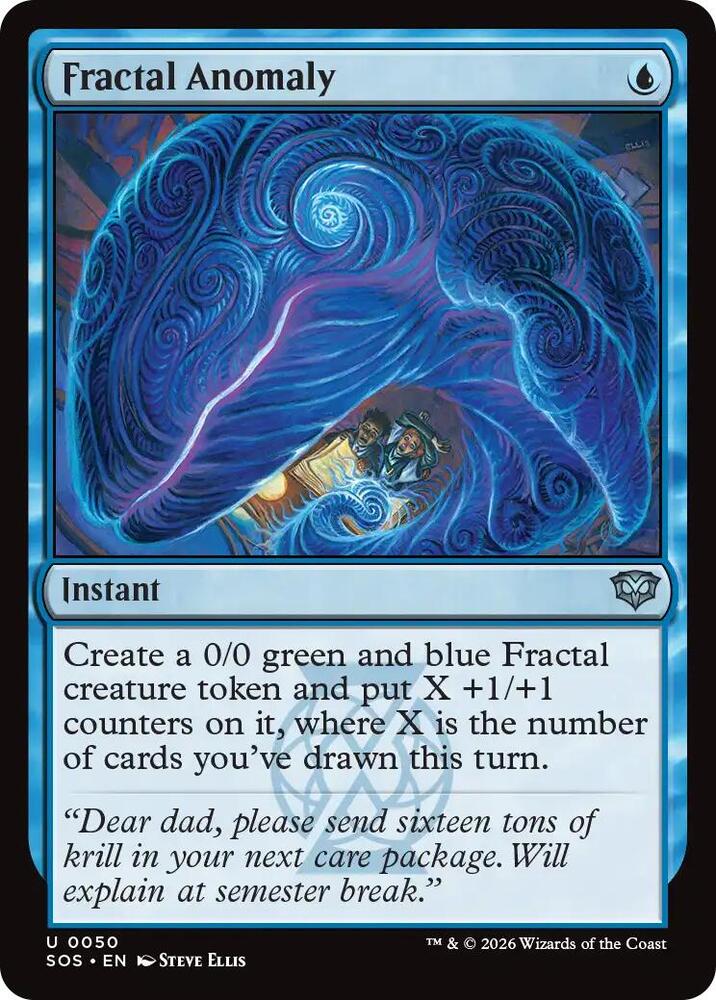 Fractal Anomaly 50 (Secrets of Strixhaven)  - Foil