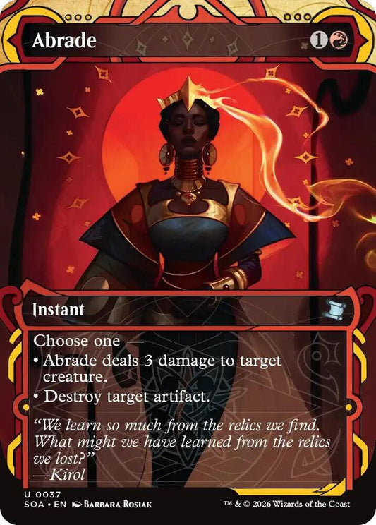 Abrade 37 (Secrets of Strixhaven: Mystical Archive)  - Foil