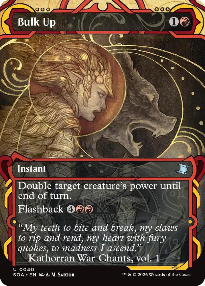 Bulk Up 40 (Secrets of Strixhaven: Mystical Archive)  - Foil