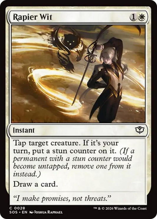 Rapier Wit 28 (Secrets of Strixhaven)  - Foil